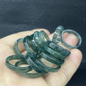 Natural Type A Guatemalan Icy Glutinous Jadeite Ring