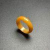 Heat-Treated Yellow Jadeite Ring